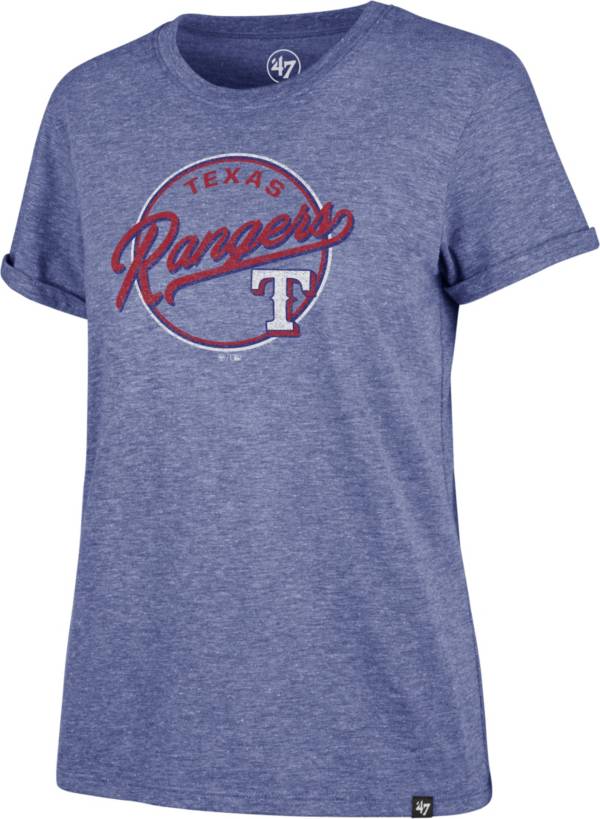 ‘47 Women's Texas Rangers Royal Match Hero T-Shirt