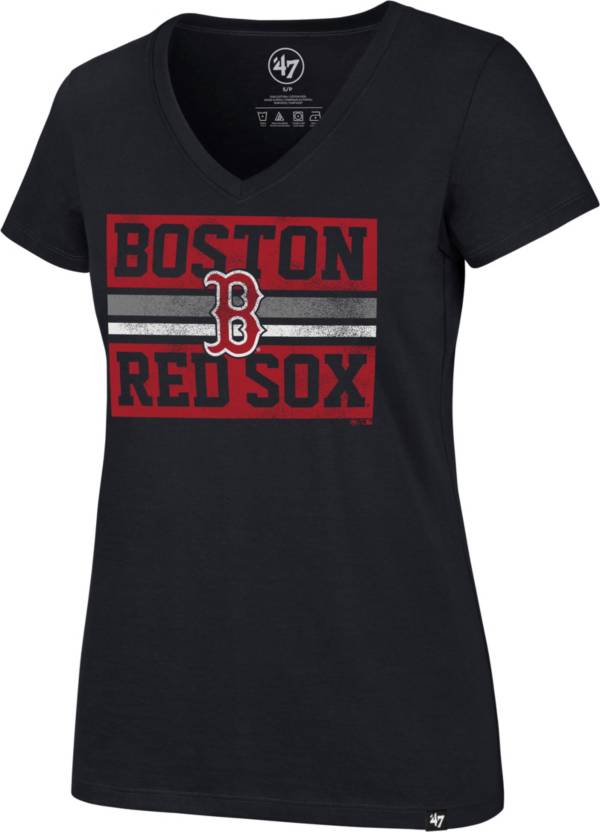 ‘47 Women's Boston Red Sox Navy Ultra Rival V-Neck T-Shirt