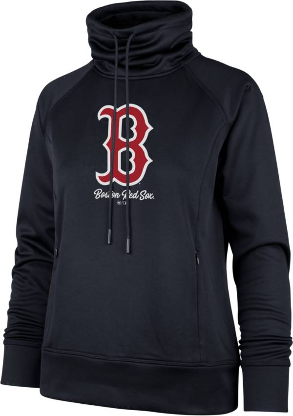 ‘47 Women's Boston Red Sox Navy Tech Fleece Funnel Neck Pullover