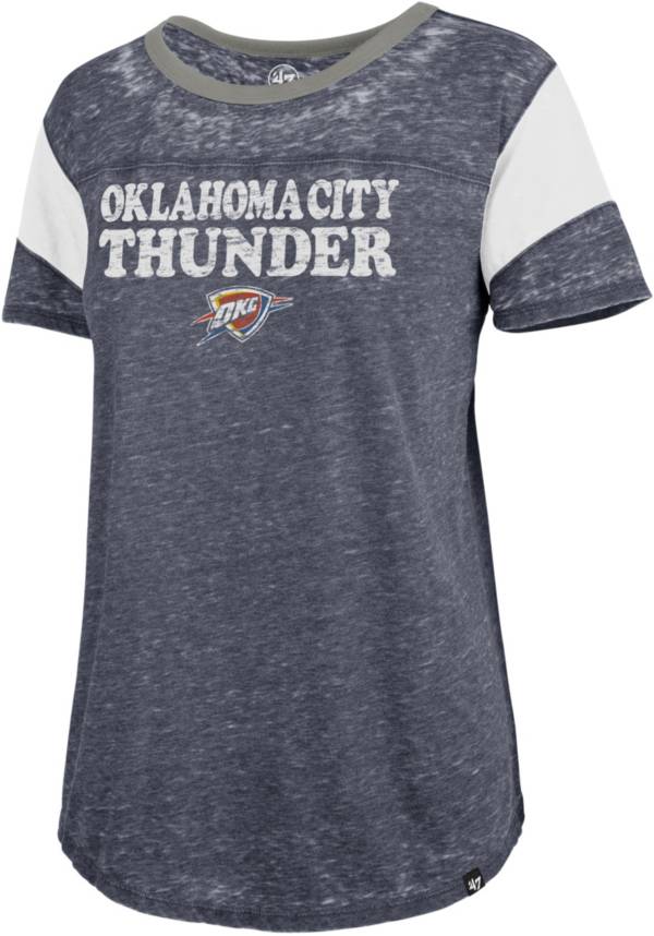 ‘47 Women's Oklahoma City Thunder Burnout Scoop Neck T-Shirt