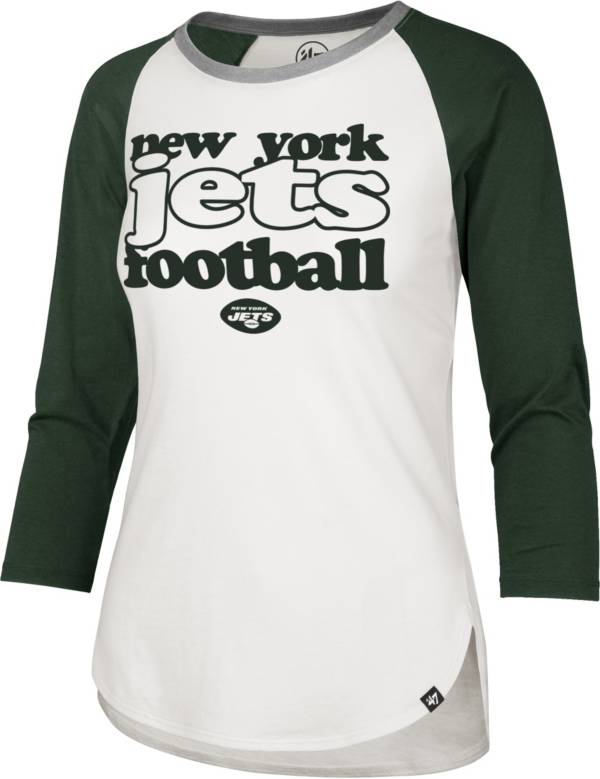 '47 Women's New York Jets Retro Stock Throwback Raglan Shirt