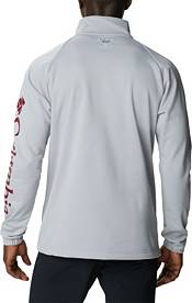 Columbia Men's Texas A&M Aggies Grey PFG Terminal Tackle Quarter-Zip Pullover Shirt product image
