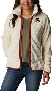 Columbia Women's South Carolina Gamecocks White Fire Side Sherpa Full-Zip Jacket product image