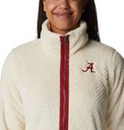 Columbia Women's Alabama Crimson Tide White Fire Side Sherpa Full-Zip Jacket product image