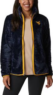 Columbia Women's West Virginia Mountaineers Blue Fire Side Sherpa Full-Zip Jacket product image
