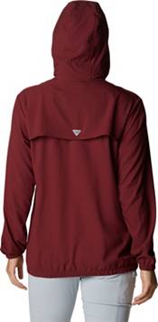 Columbia Women's Florida State Seminoles Garnet PFG Tamiami Quarter-Snap Long Sleeve Hooded Shirt product image