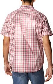 Columbia Men's Ohio State Buckeyes Scarlet Rapid Rivers Button Down Shirt product image