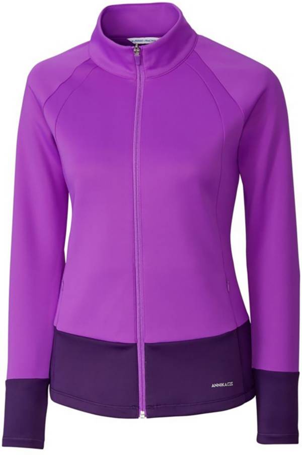 Cutter & Buck Women's Annika Interval Mock Golf Jacket