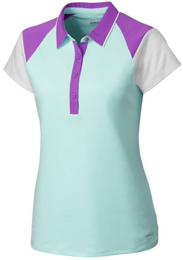 Cutter & Buck Women's Annika Players Colorblock Golf Polo product image