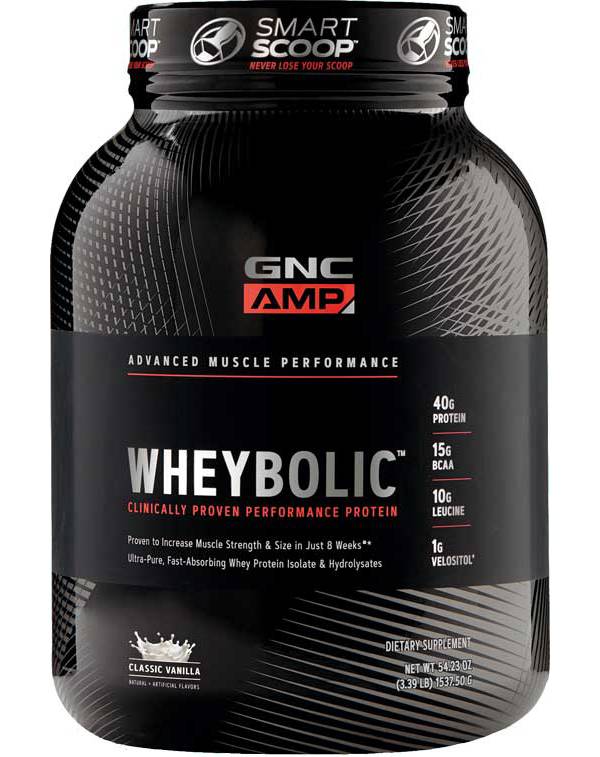 GNC Amp Wheybolic Protein Classic Vanilla 25 Servings