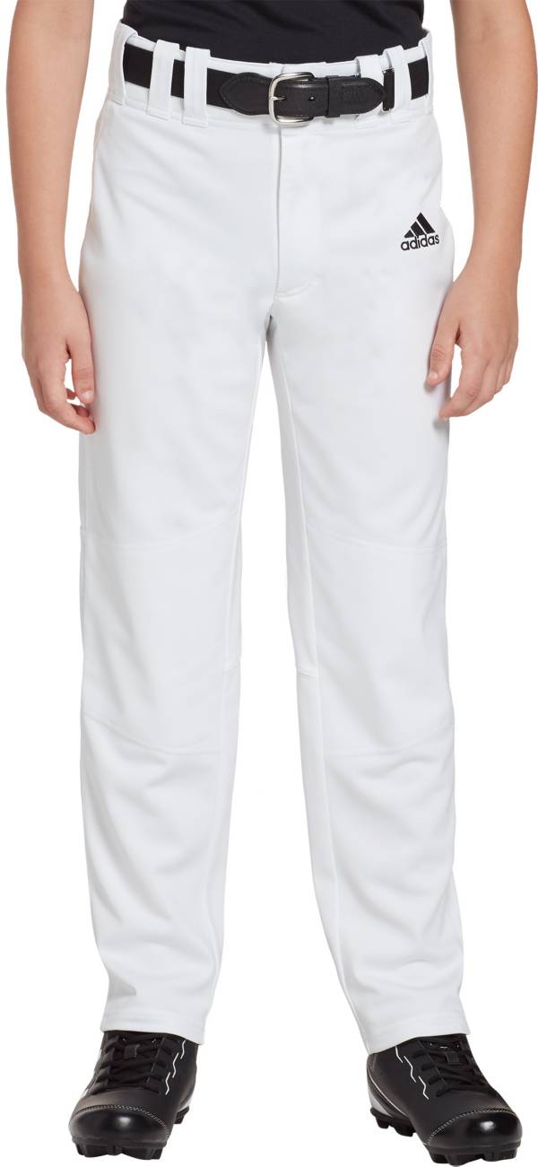 adidas Boys' Elevated Tapered Open Bottom Baseball Pants