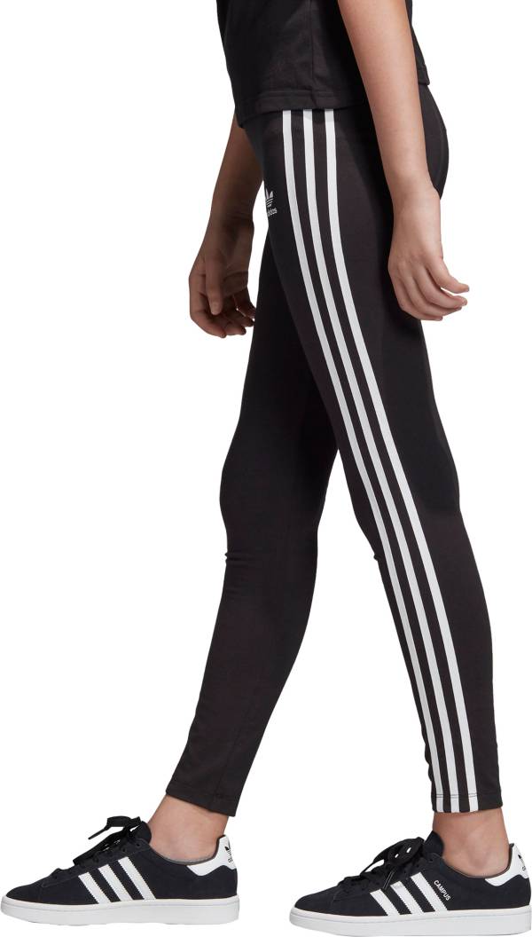adidas Originals Girls' 3-Stripe Leggings