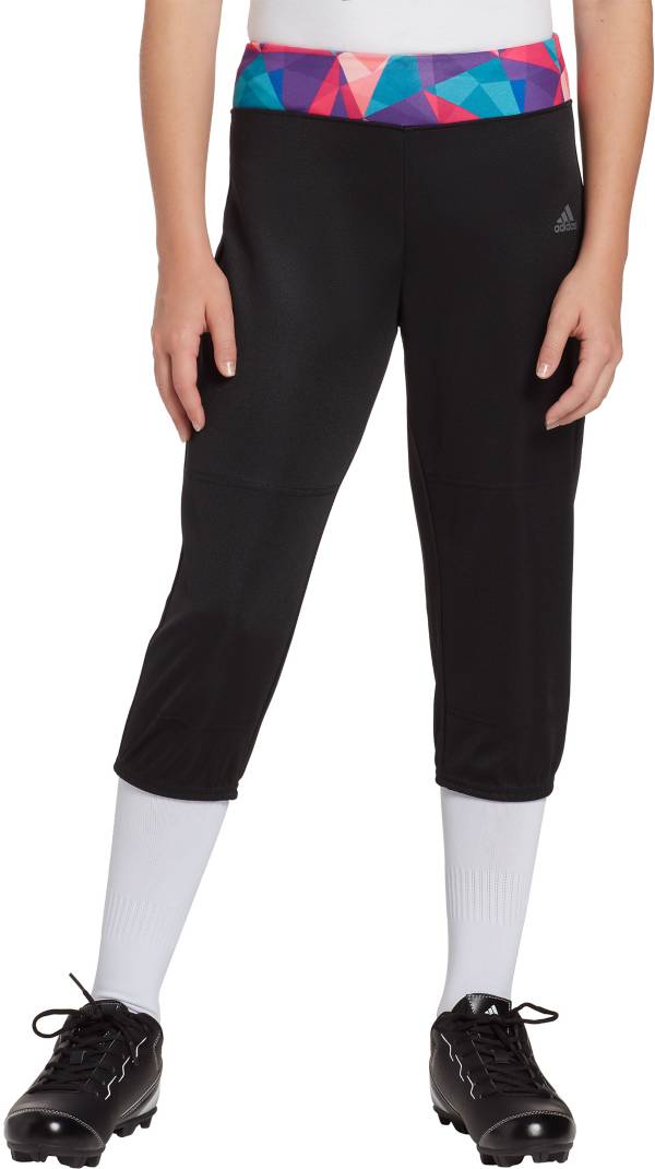 adidas Girls' Destiny Printed Softball Pants