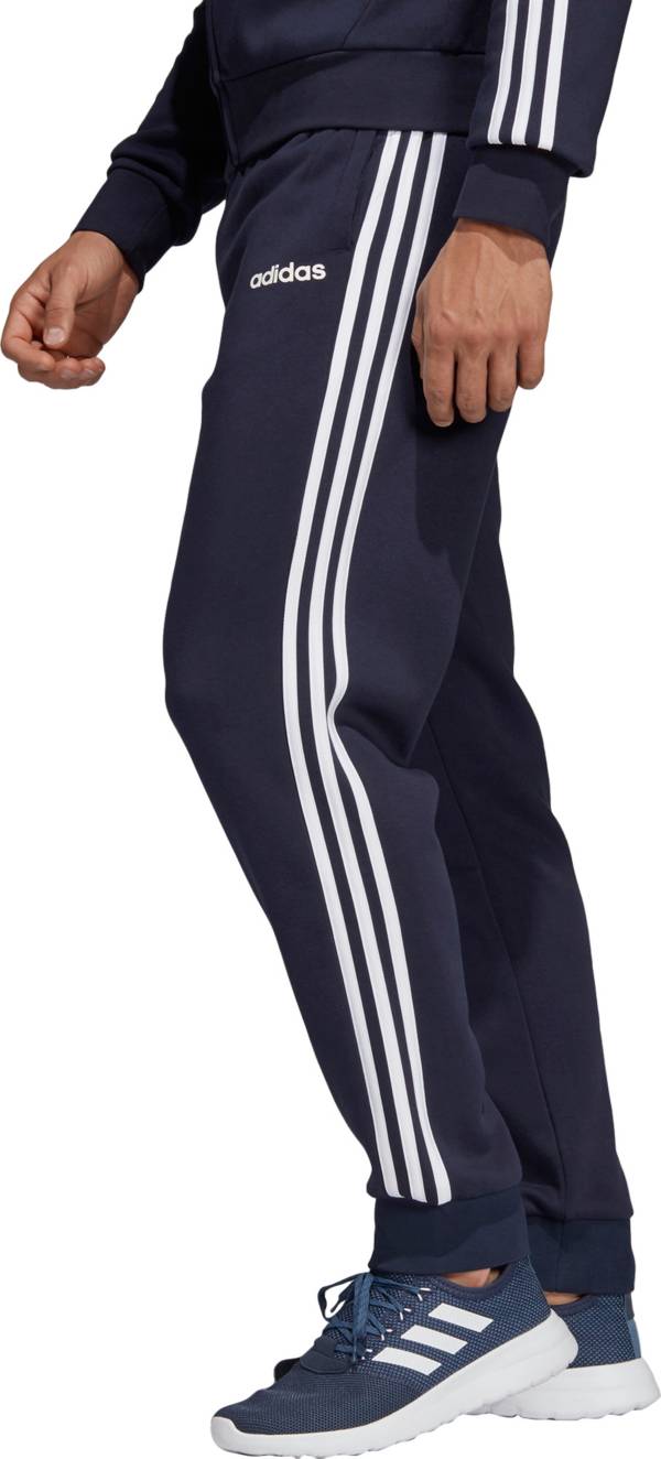 adidas Men's Essentials 3-Stripes Tapered Cuffed Pants