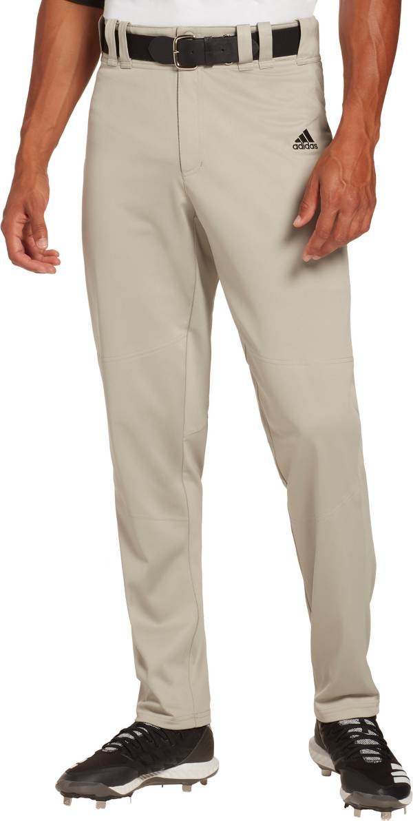 adidas Men's Elevated Tapered Open Bottom Baseball Pants