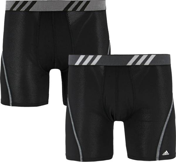 adidas Men's Sport Performance Mesh Boxer Briefs – 2 Pack
