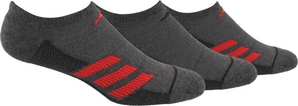 adidas Men's Superlite Stripe II No Show Socks 3-Pack