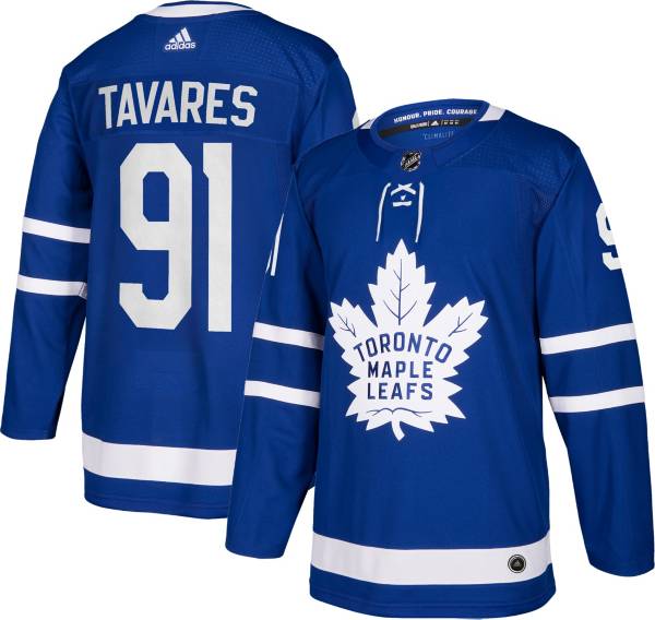 adidas Men's Toronto Maple Leafs John Taveras #91 Authentic Pro Home Jersey