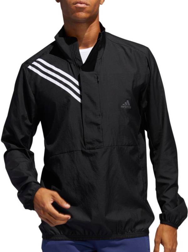 Adidas Men's Run It Anorak 3-Stripes ½ Zip Jacket