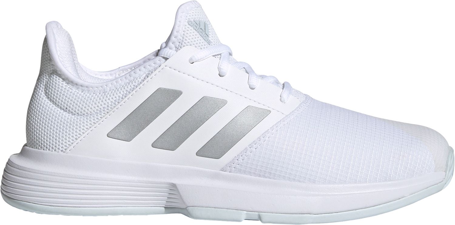 womens white adidas gym shoes