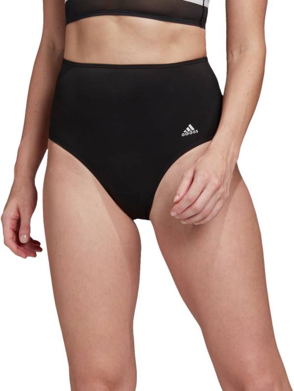 adidas Women's High-Waist Bikini Bottoms