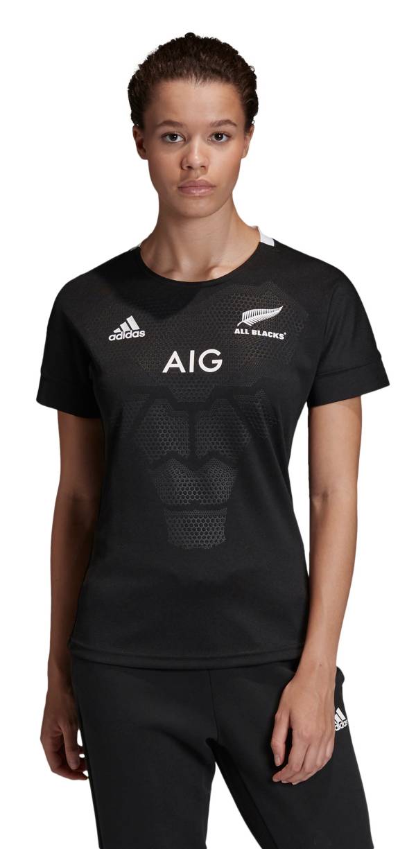 adidas Women's All Blacks Home Rugby Jersey