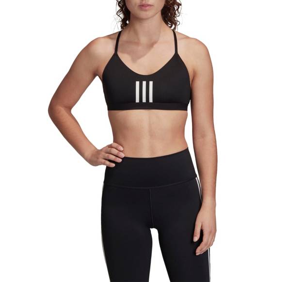 adidas Women's All Me 3 Stripes Mesh Bra