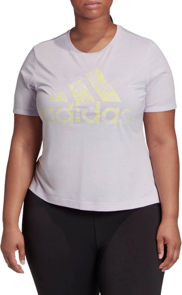 adidas Women's Badge Of Sports Crewneck Short Sleeve Training T-Shirt