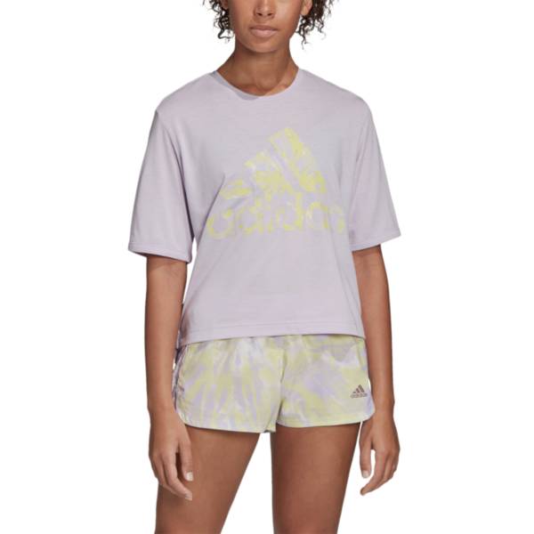 adidas Women's Badge Of Sports Crewneck Short Sleeve Training T-Shirt