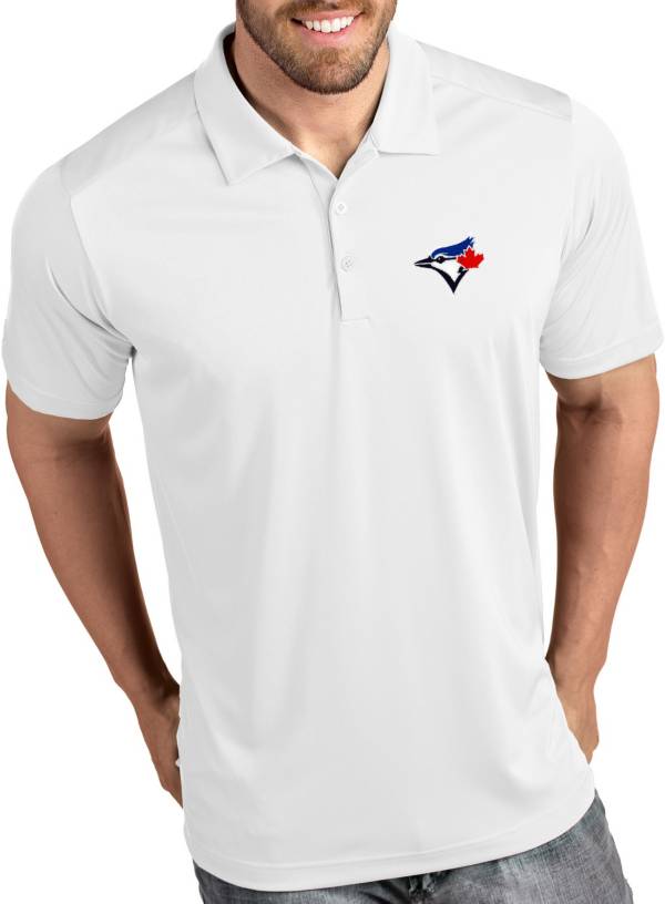 Antigua Men's Toronto Blue Jays Tribute White Performance Polo