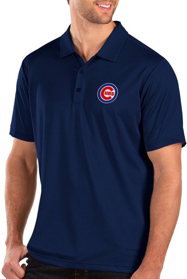 Antigua Men's Chicago Cubs Royal Balance Polo