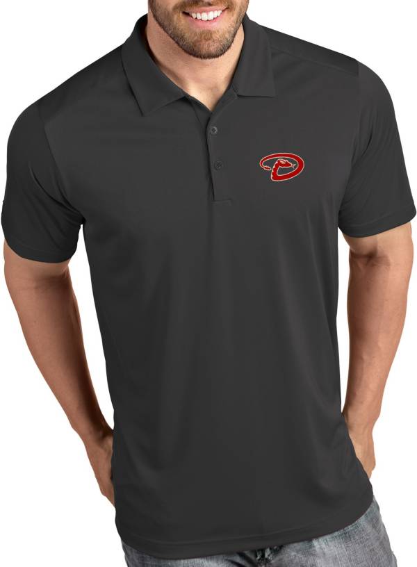 Antigua Men's Arizona Diamondbacks Tribute Grey Performance Polo