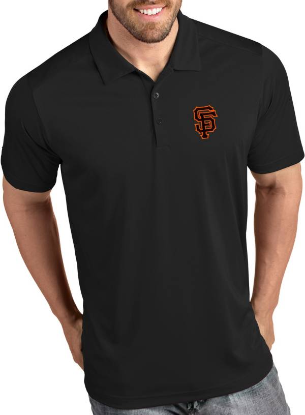 Antigua Men's San Francisco Giants Tribute Black Performance Polo