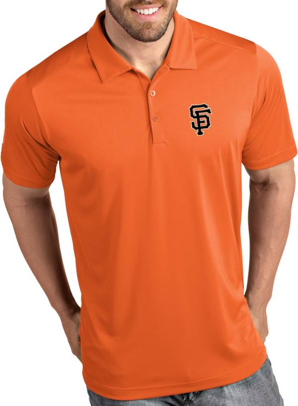 Antigua Men's San Francisco Giants Tribute Orange Performance Polo