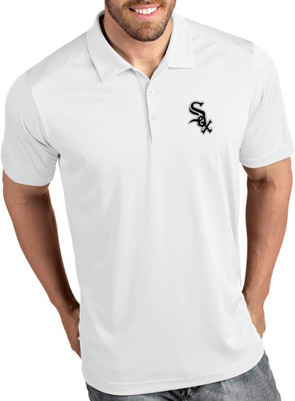 Antigua Men's Chicago White Sox Tribute White Performance Polo