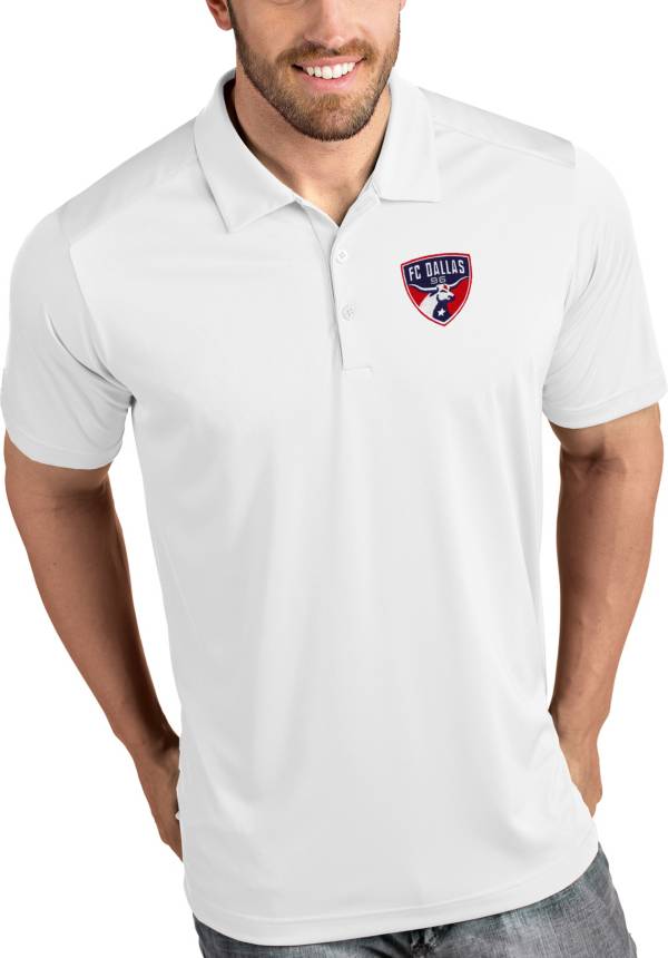 Antigua Men's FC Dallas Tribute White Polo product image