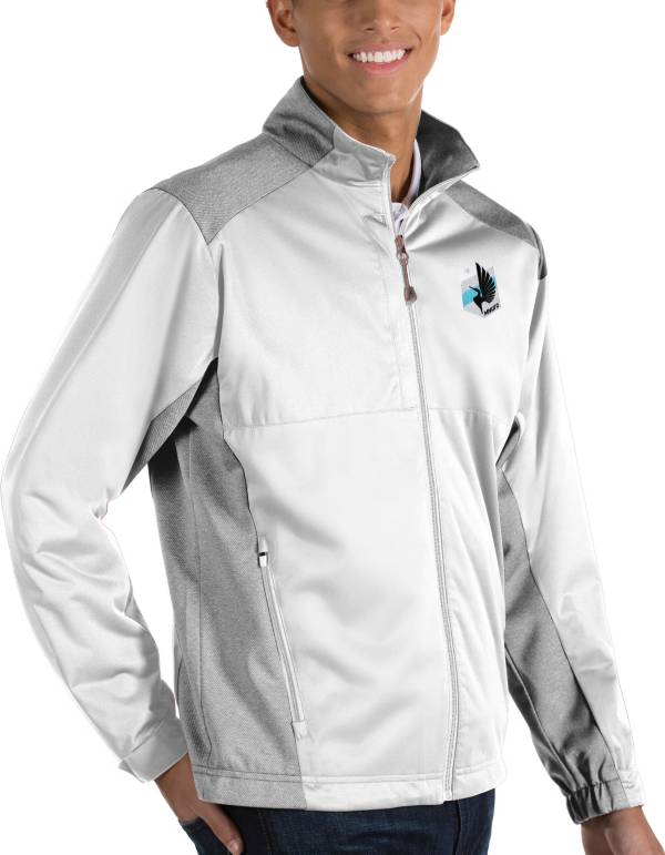 Antigua Men's Minnesota United FC Revolve White Full-Zip Jacket product image