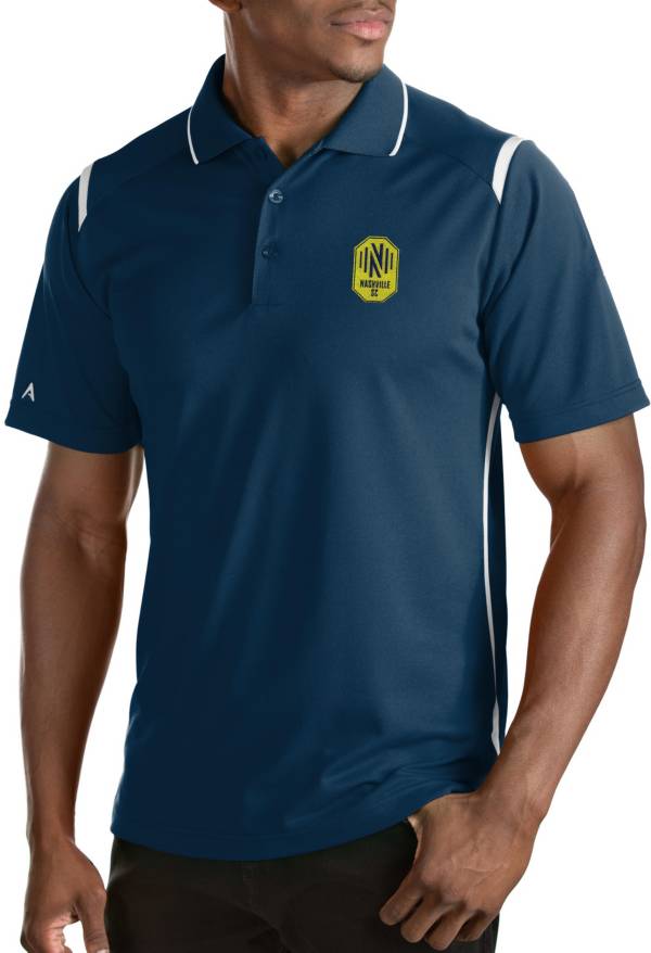 Antigua Men's Nashville SC Merit Navy Polo