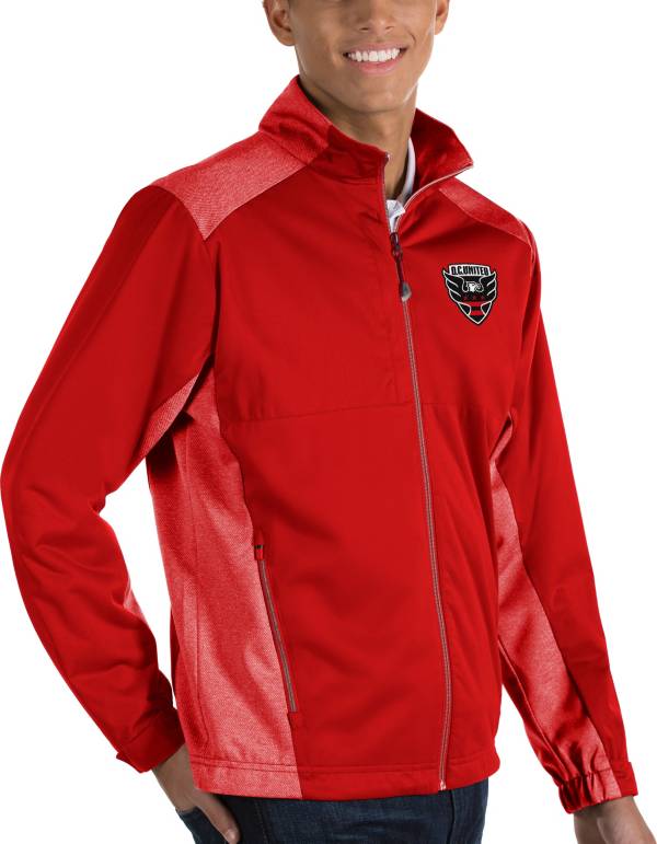 Antigua Men's D.C United Revolve Red Full-Zip Jacket