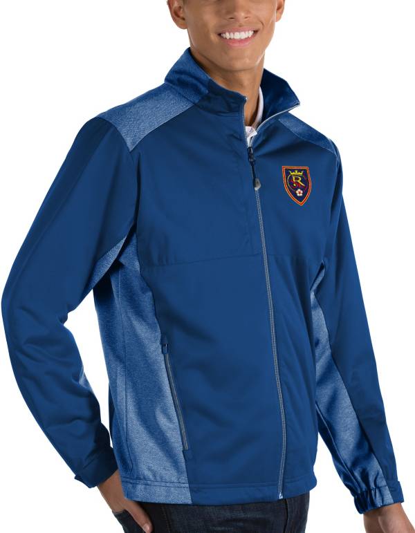 Antigua Men's Real Salt Lake Revolve Royal Full-Zip Jacket