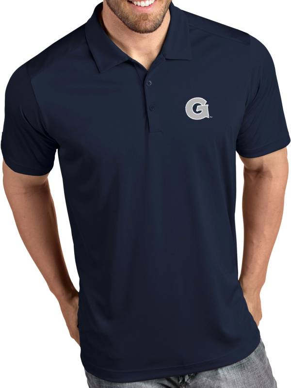 Antigua Men's Georgetown Hoyas Blue Tribute Performance Polo