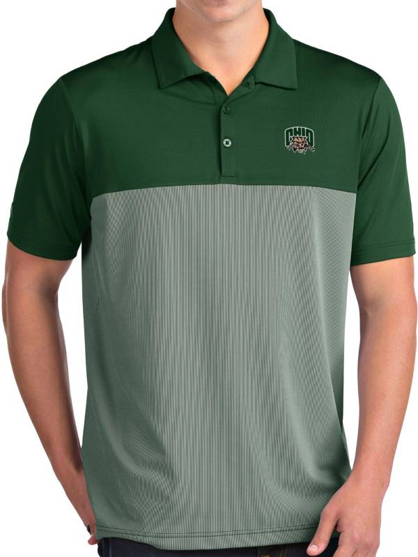 Antigua Men's Ohio Bobcats Green Venture Polo