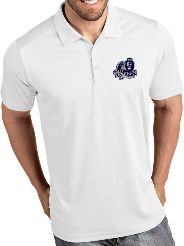 Antigua Men's Old Dominion Monarchs Tribute Performance White Polo