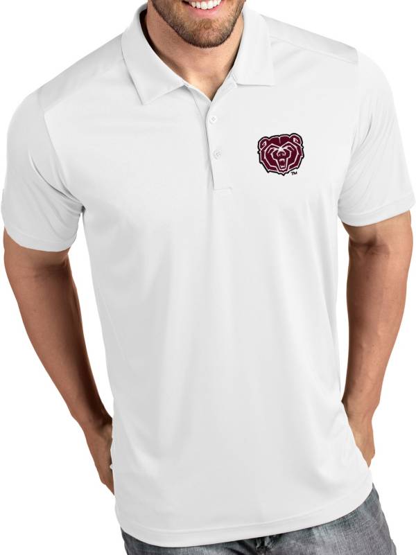 Antigua Men's Missouri State Bears Tribute Performance White Polo