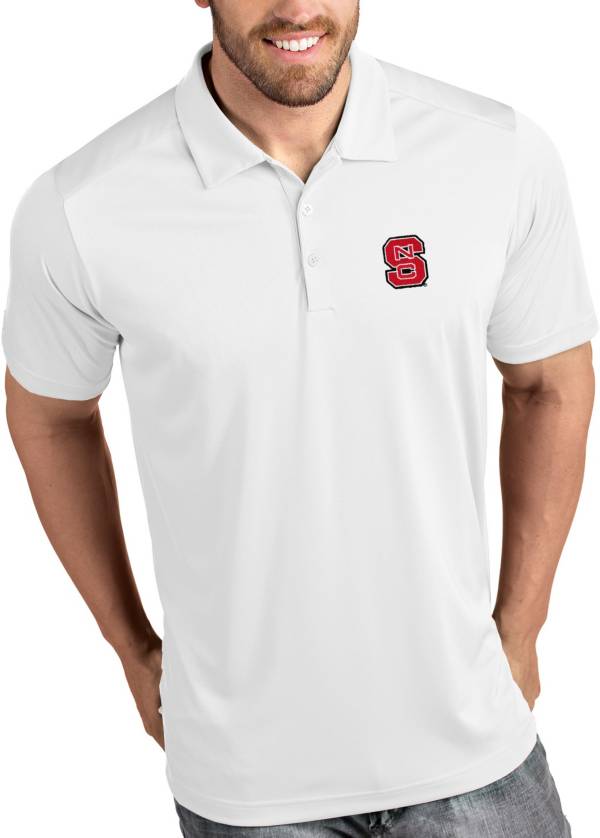 Antigua Men's NC State Wolfpack Tribute Performance White Polo