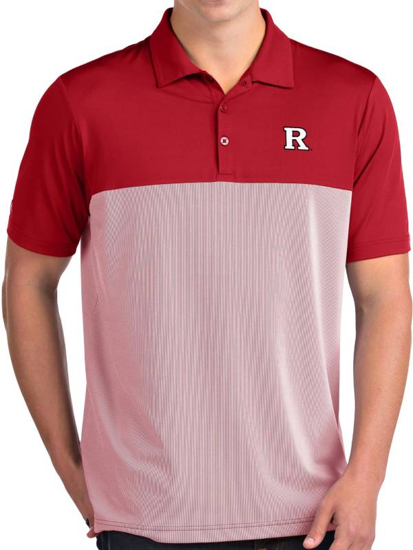 Antigua Men's Rutgers Scarlet Knights Scarlet Venture Polo