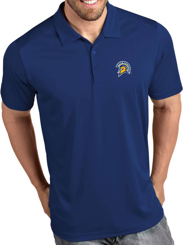 Antigua Men's San Jose State  Spartans Blue Tribute Performance Polo product image