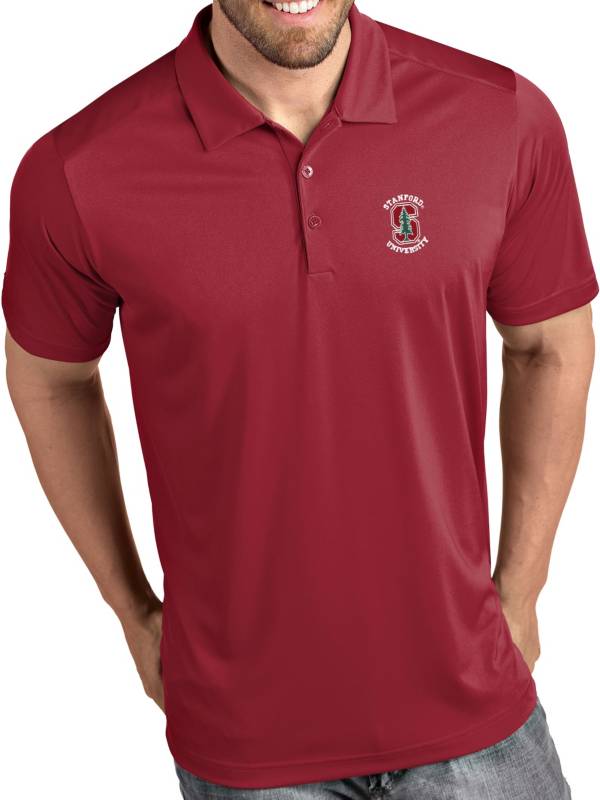 Antigua Men's Stanford Cardinal Cardinal Tribute Performance Polo