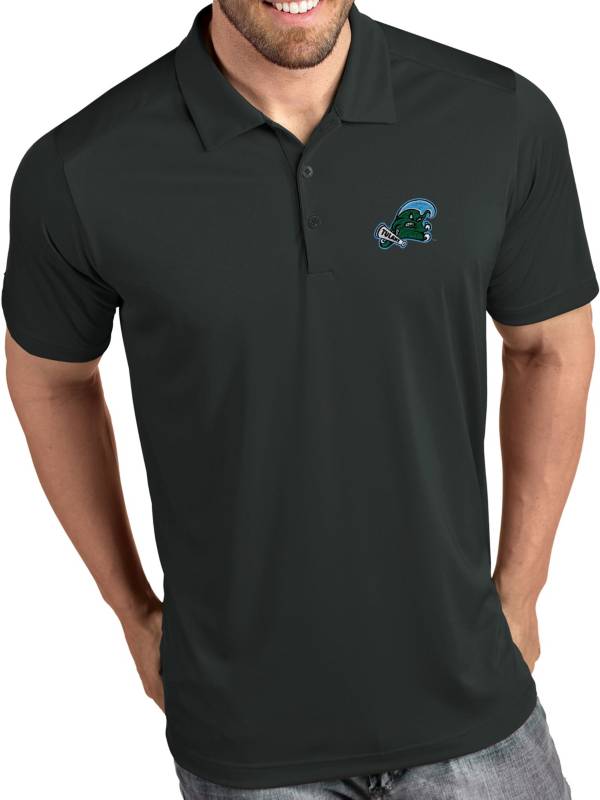 Antigua Men's Tulane Green Wave Grey Tribute Performance Polo