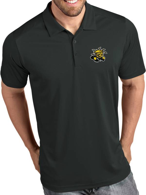 Antigua Men's Wichita State Shockers Grey Tribute Performance Polo